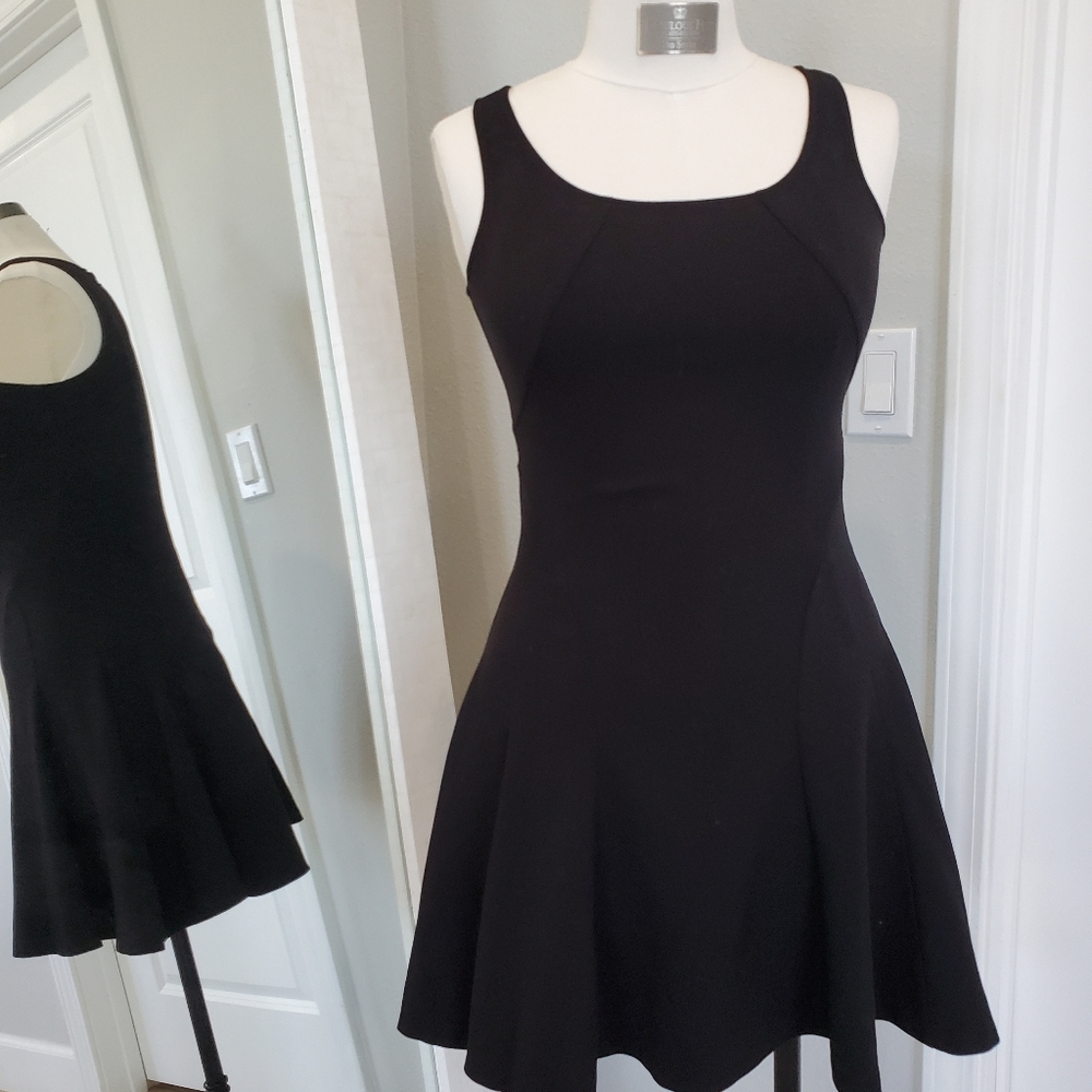 Princess line little black dress